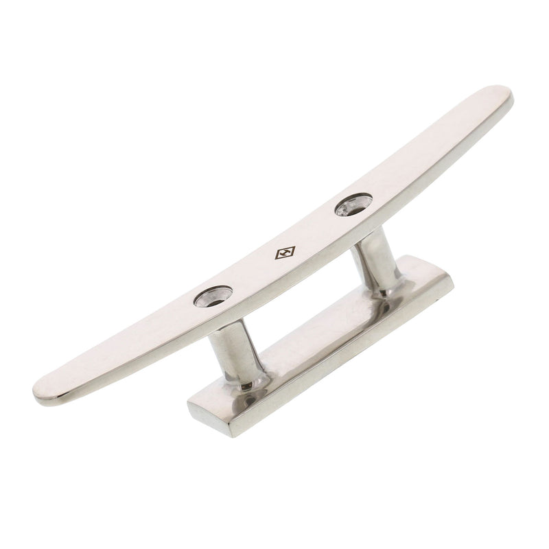 8" Stainless Steel Low Flat Deck Cleat, Style A