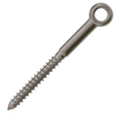 3/8" x 3" Stainless Steel Rod Lag Eye Bolt