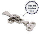 Stainless Steel Swivel Hasp Style 1245 material type graphic