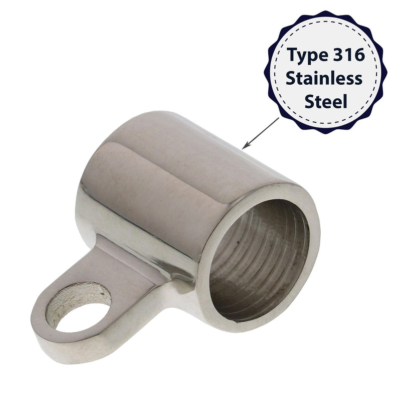 Stainless Steel Top Slide Eye 1 material graphic