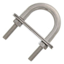 1/4" x 1.25" Stainless Steel U-Bolt, Oversized Head