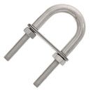 3/8" x 2.125" Stainless Steel U-Bolt, Oversized Head