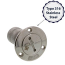 Stainless Steel Waste Deck Filler material type graphic