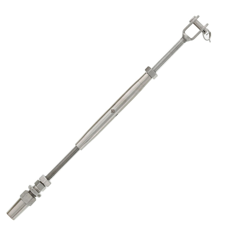 eighth inch stainless steel swageless jaw turnbuckle alternate