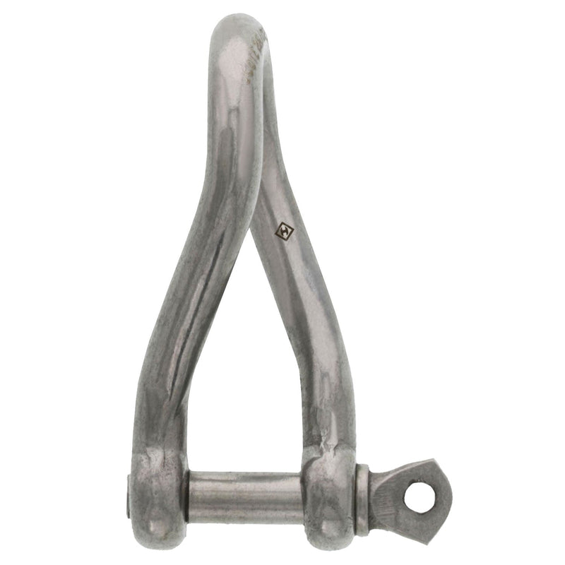 15/32" Stainless Steel Twisted Shackle