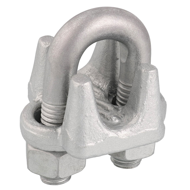 U-Bolt, Forged Steel, Wire Rope Clip - 4DV37