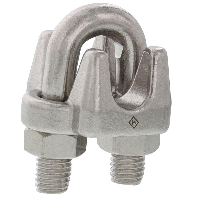 5/8" Type 316, Stainless Steel Cast Wire Rope Clip