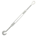 Five Eighths Inch X 12 Inch Hook Eye Turnbuckle Opened