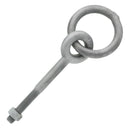 5/8" x 6" Chicago Hardware Drop Forged Hot Dip Galvanized Regular Ring Eye Bolt