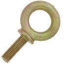 5/8" x 1-3/4" Shank Machinery Eye Bolt, Yellow Chromate