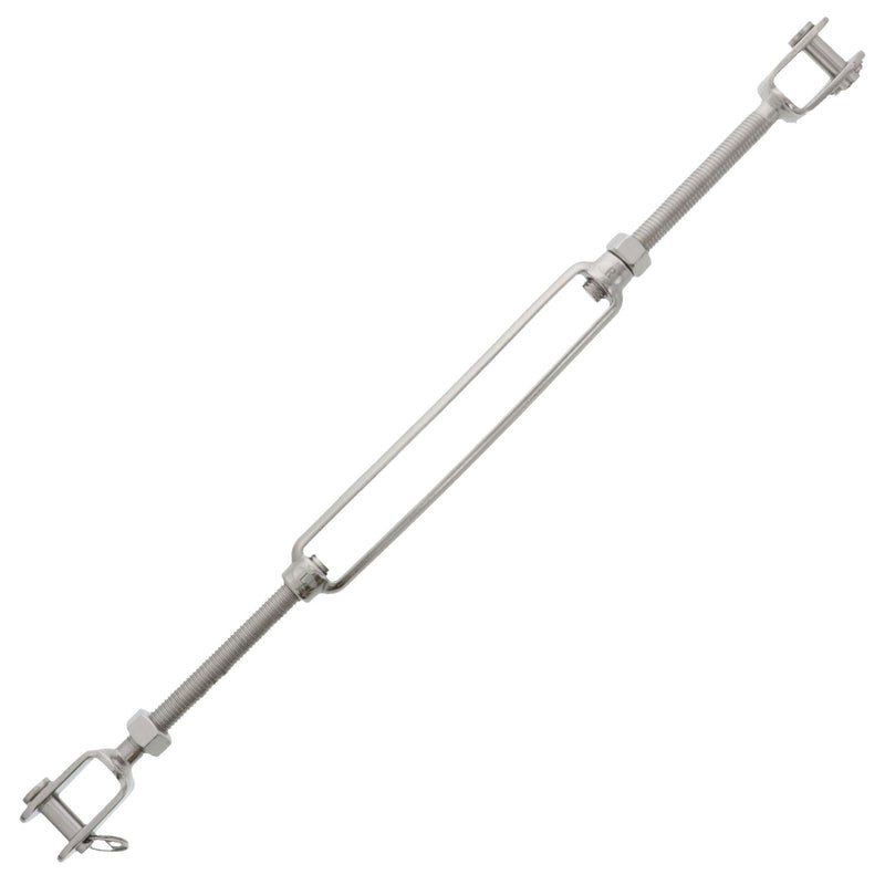 five eighths stainless steel jaw x jaw turnbuckle alt