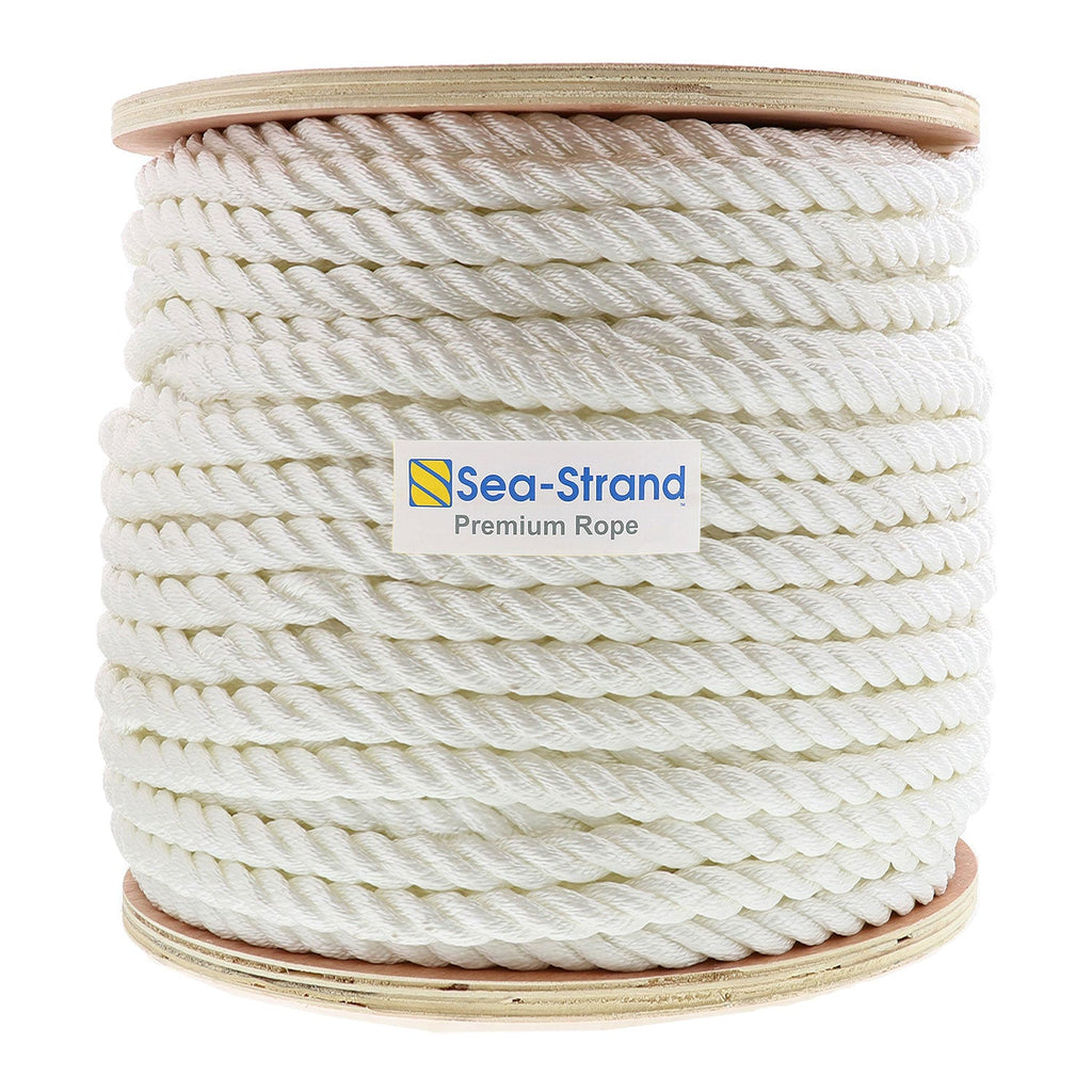 1/4 inch Nylon Rope 3 Strand Twisted By The Foot - Skydog