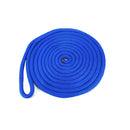 5/8" x 40' Double Braid Nylon Dock Line, Blue