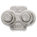 five sixteenth inch stainless steel cast wire rope clip alt