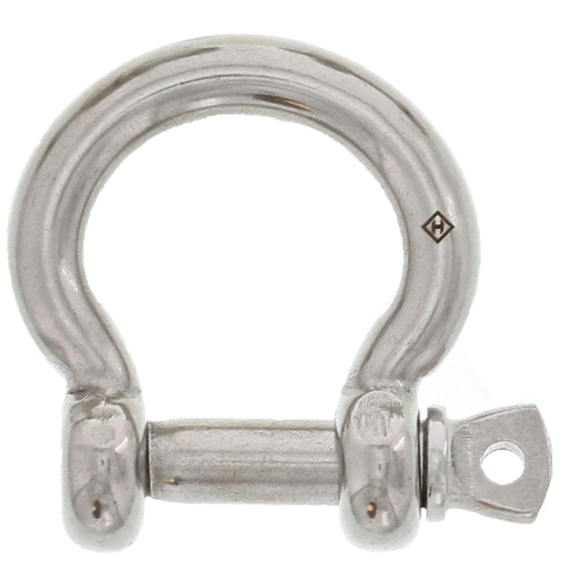 5/16" Stainless Steel Screw Pin Bow Shackle