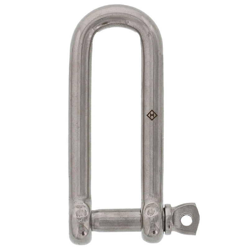 5/16" Stainless Steel Screw Pin Long D Shackle