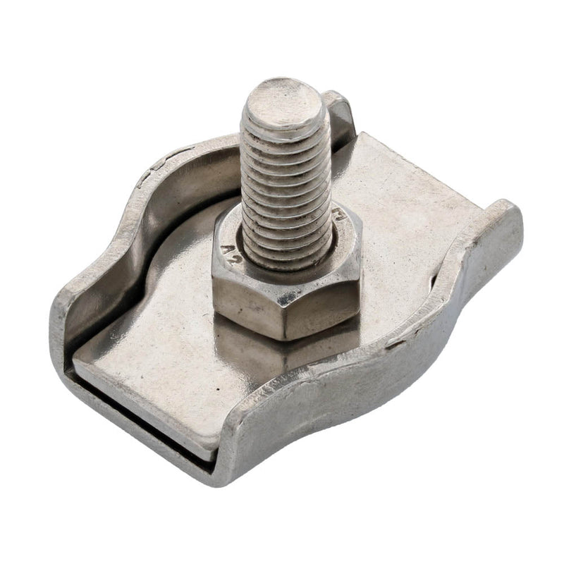 5/16" Stainless Steel Stamped Single Cable Clamp