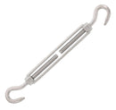 5/16" x 4-1/2" Stainless Steel Hook x Hook Turnbuckle