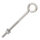 5/16" x 4" Stainless Steel Plain Eye Bolt