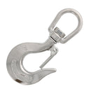 5/16" Stainless Steel Swivel Eye Hook with Latch