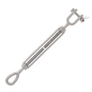 5/16" x 4-1/2" Stainless Steel Jaw x Eye Turnbuckle