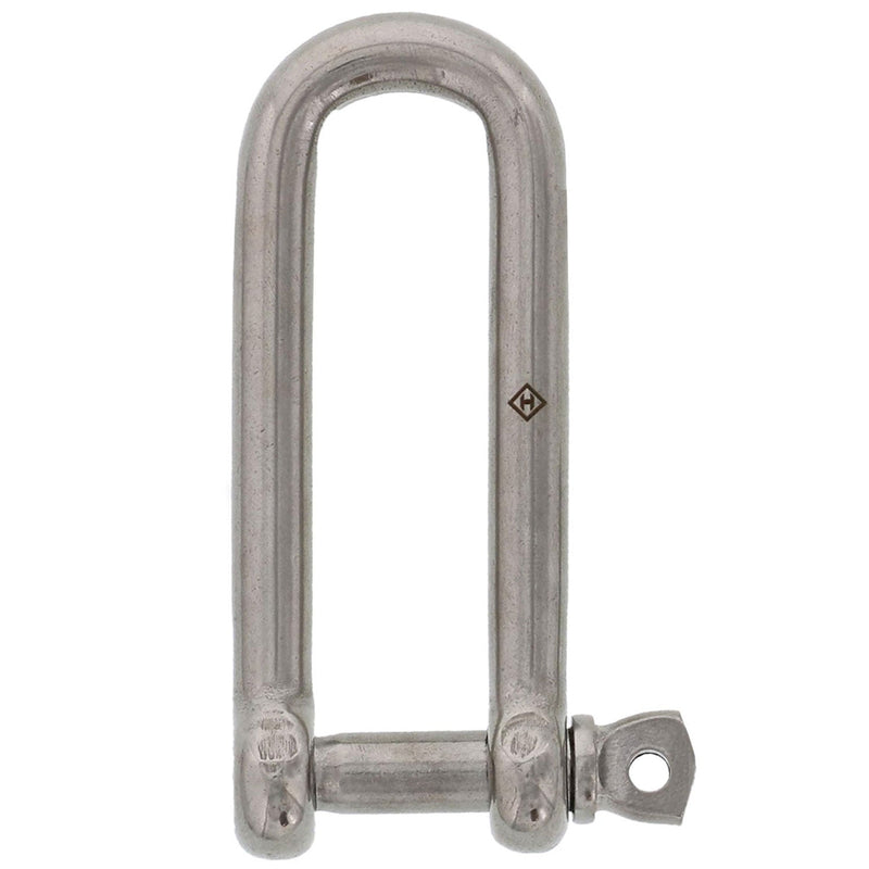 5/32" Stainless Steel Screw Pin Long D Shackle