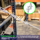 Galvanized Drop Forged Fist Grip Wire Rope Clips Application 