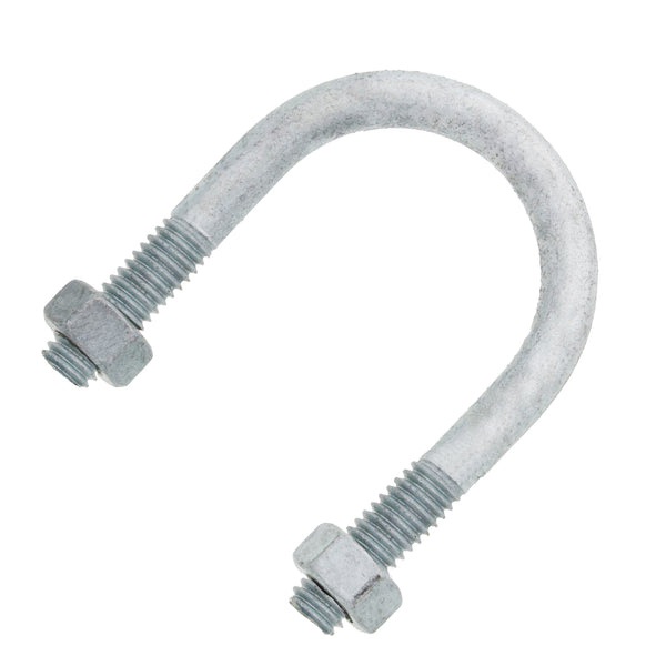 01HG Chicago Hardware Hot Dip Galvanized Round Bend U-Bolt for 1/4" Pipe#Size_0.56" x 1.25" x 1/4"