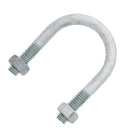014HG Chicago Hardware Hot Dip Galvanized Round Bend U-Bolt for 1-1/2" Pipe