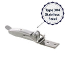 haas stainless steel  bailing latch type g material type graphic