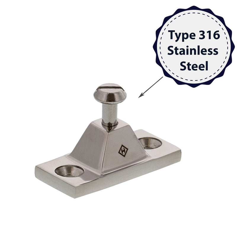 haas stainless steel Deck Hinge Side Mount material type graphic