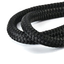half in x fifteen ft double braid nylon dock line black United Strands close
