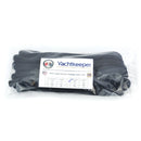 half in x fifteen ft double braid nylon dock line black United Strands pk