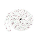 1/2" x 25' Double Braid Nylon Dock Line, White