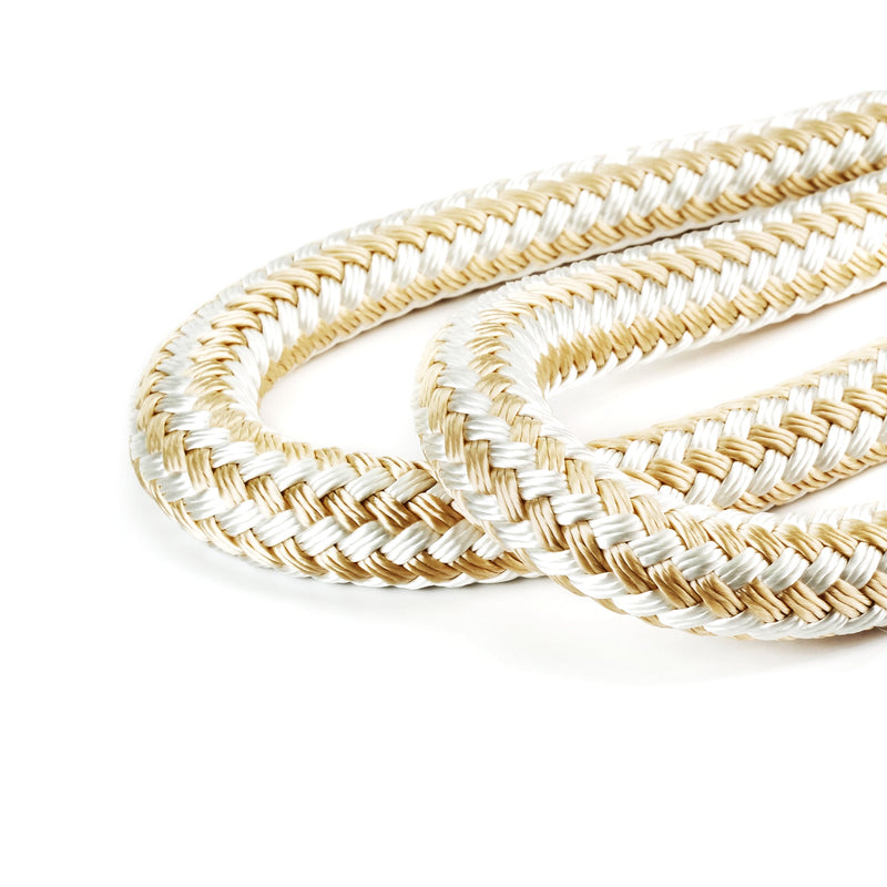 1/2" X 15' Lime Solid Braid Nylon Dock Line - Made In USA - Foto 8