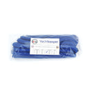 half in x twenty ft double braid nylon dock line blue USA