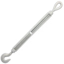 1/2" X 12" Galvanized Hook & Eye Turnbuckle