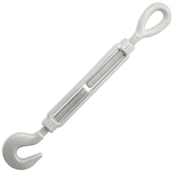 1/2" X 6" Galvanized Hook & Eye Turnbuckle#Size_1/2" x 6"