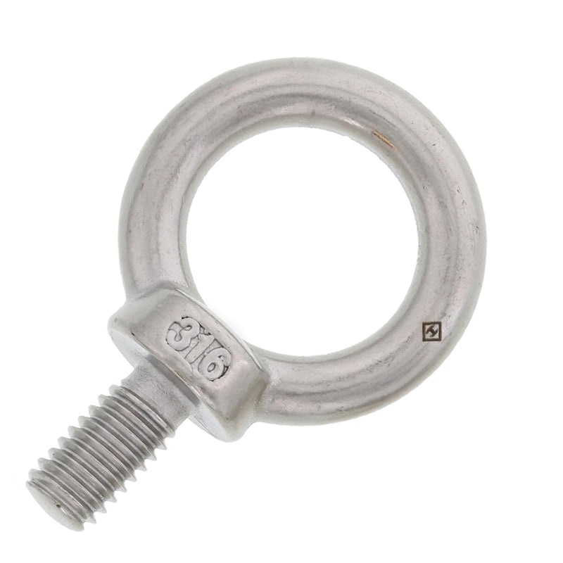 1/2" x 7/8"  Stainless Steel Machinery Eye Bolt