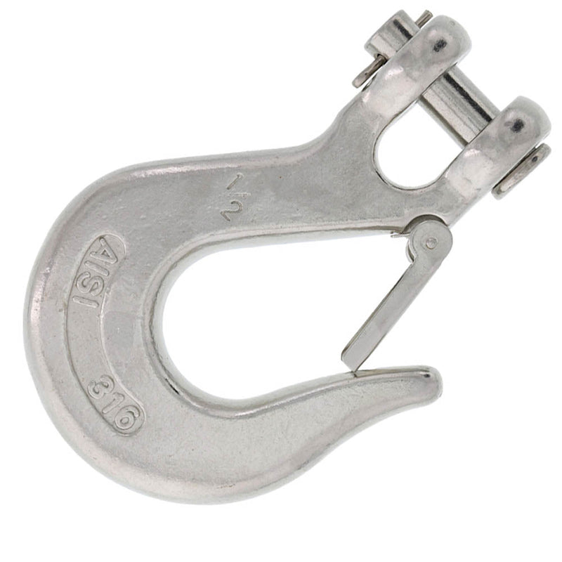 Loewten 4 Pcs Clevis Slip Hook 1/4in 2750lbs Capacity Heavy Duty Forged  Steel Grab Hook For Lifting,Heavy Duty Grab Hook,Claw Slip Hook 