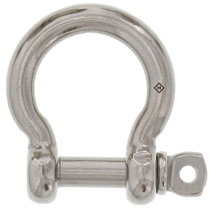 1/2" Stainless Steel Screw Pin Bow Shackle