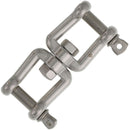 1/2" Stainless Steel Jaw x Jaw Swivel