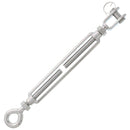 1/2" x 6-5/8" Stainless Steel Jaw x Eye Turnbuckle