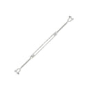 Half Inch X 12 Inch Jaw Jaw Turnbuckle Opened