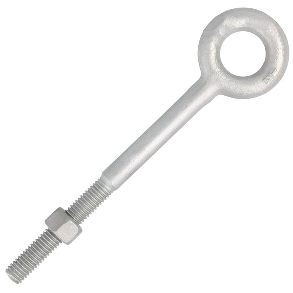 1/2" X 6" Galvanized Regular Eye Bolt#Size_1/2" X 6"