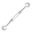 Half Inch X 6 Inch Hook Hook Turnbuckle Opened