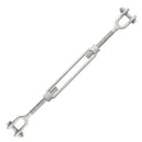 Half Inch X 6 Inch Jaw Jaw Turnbuckle Opened