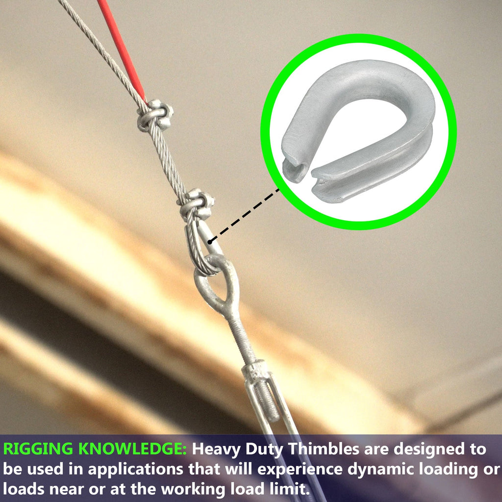 3/8 Heavy Duty Wire Rope Thimble