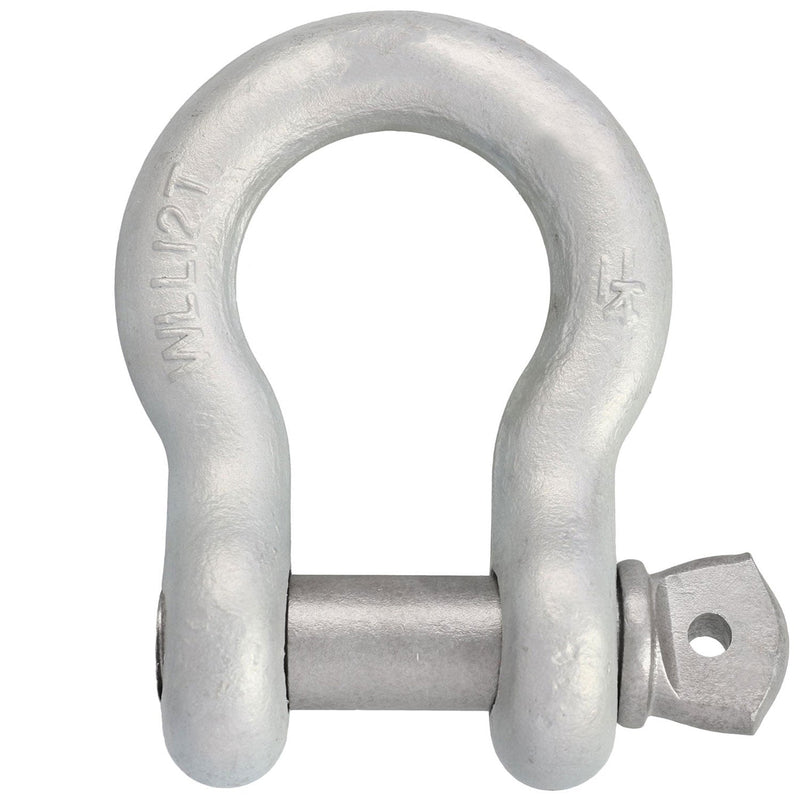 1-1/4 in., 12 ton, Galvanized Screw Pin Anchor Shackle