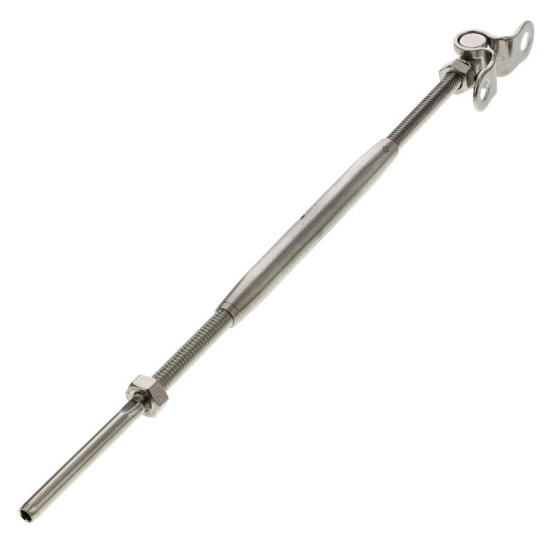 one eighth inch stainless steel turnbuckle hand swage deck toggle alt